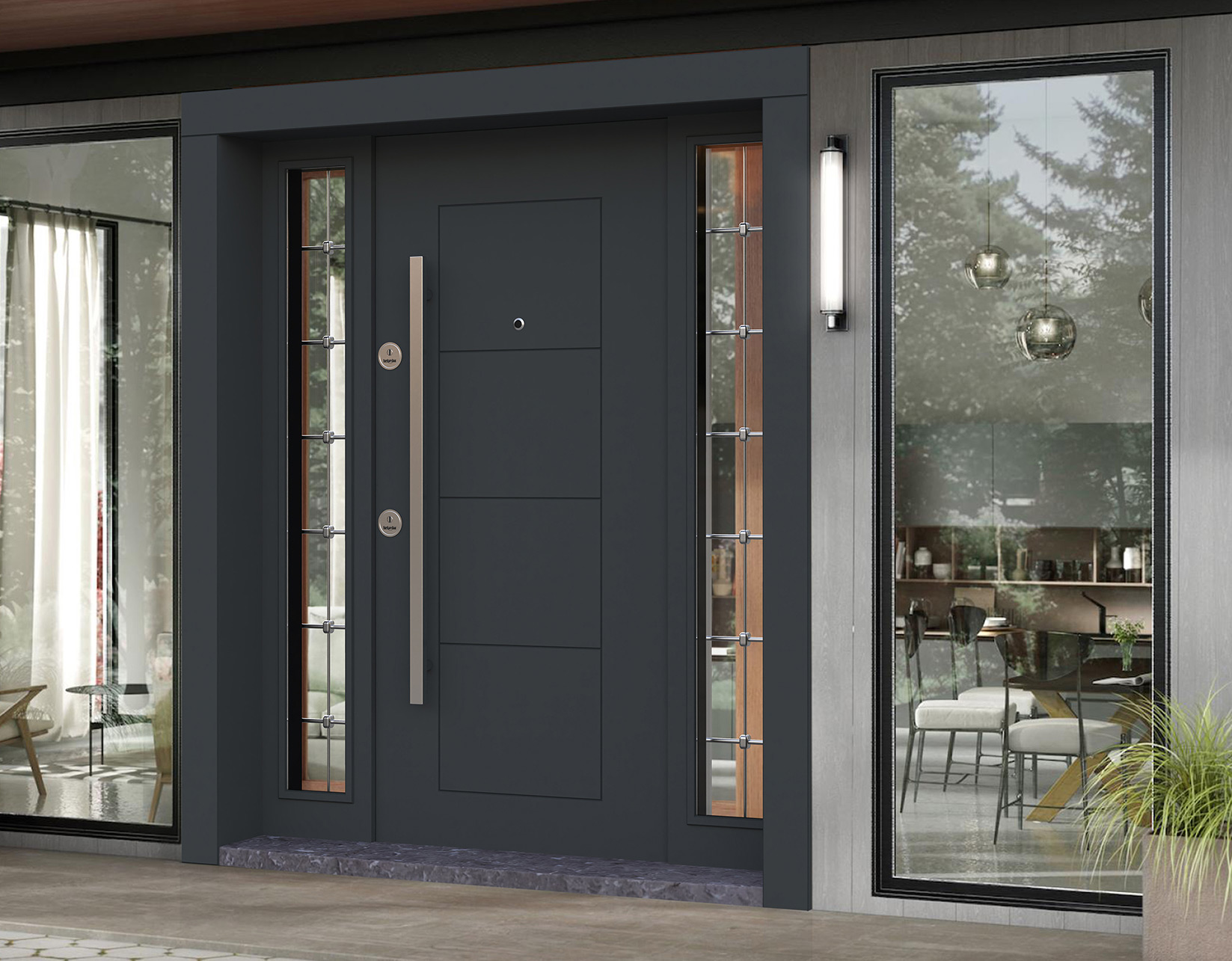 Evka 7 Çelik Kapıcı